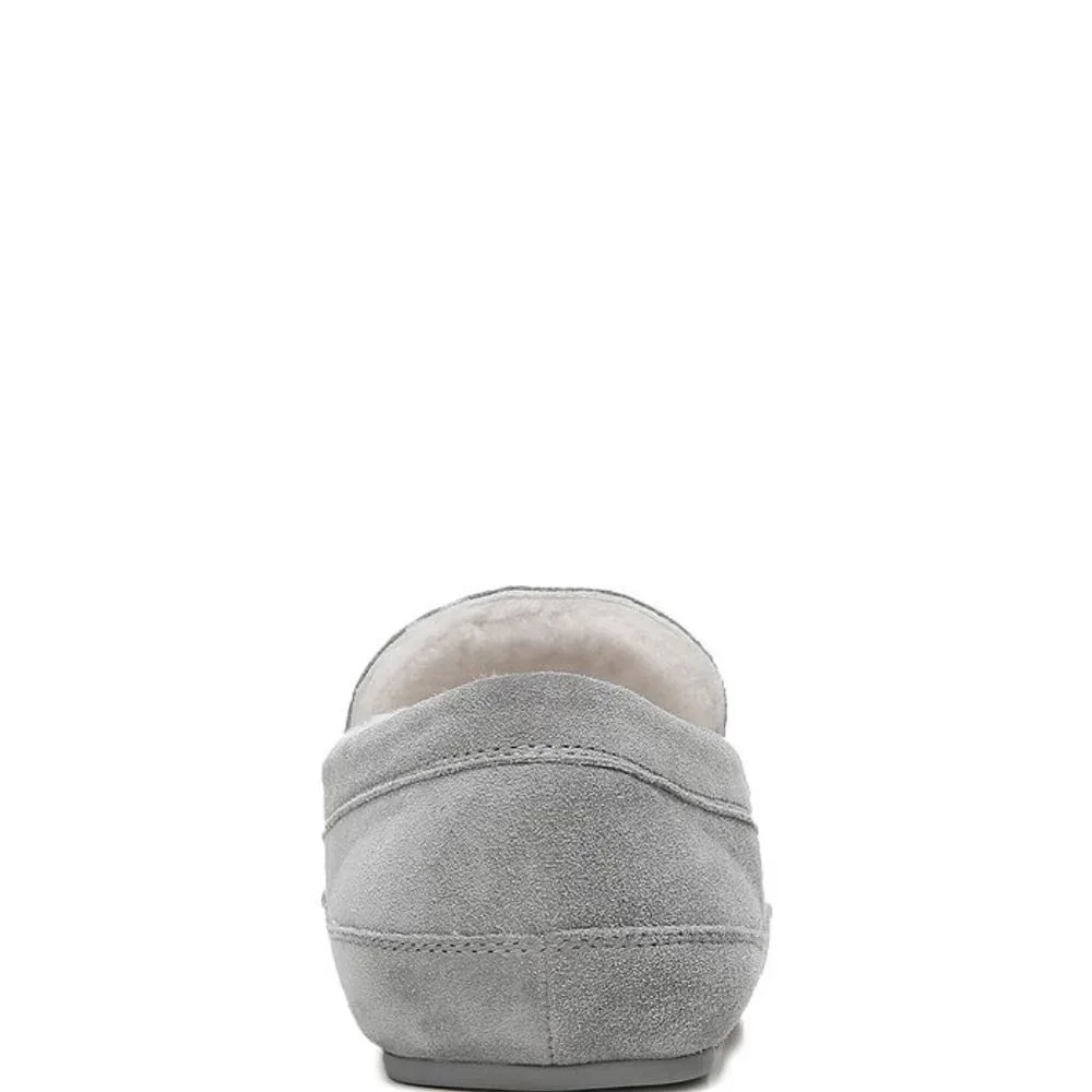 Vince Gibson Shearling Lined Moc Toe Slippers
